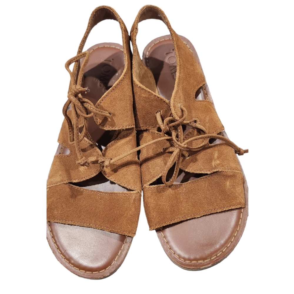 Toms Calipso Suede lace up gladiator sandals